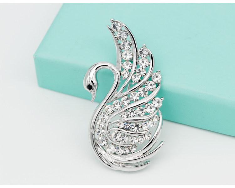 Broche femme en Zircon diamant - Ref 1171101 Image 6