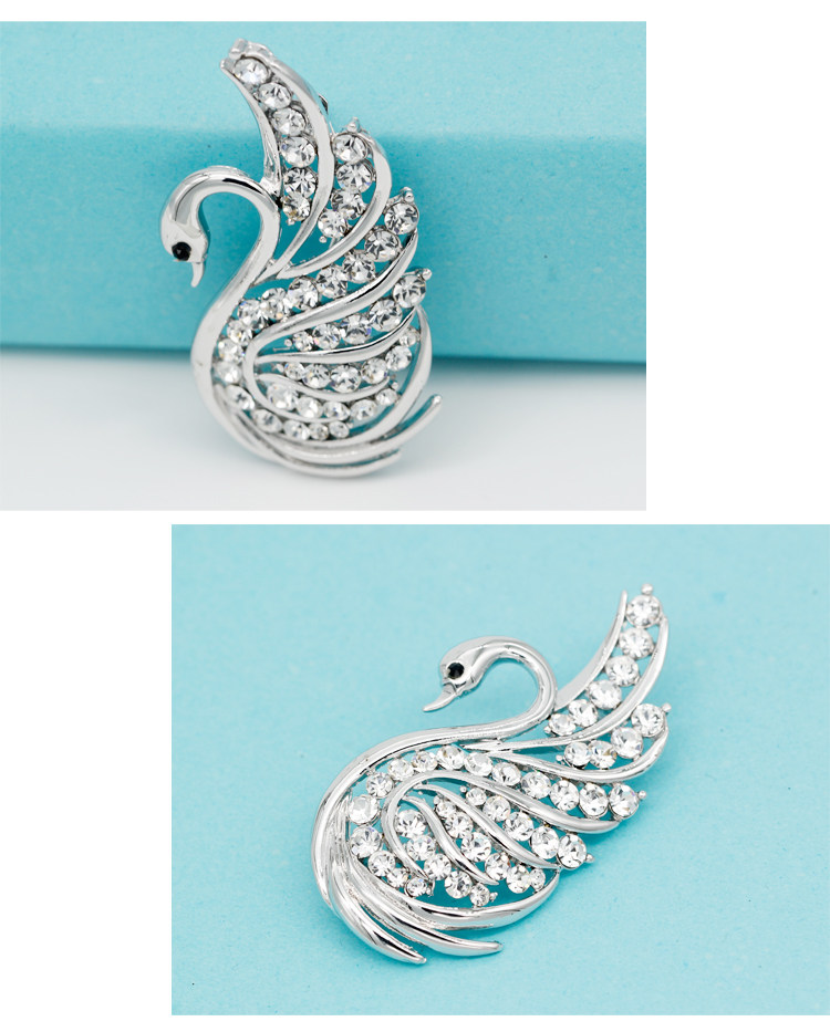 Broche femme en Zircon diamant - Ref 1171101 Image 10