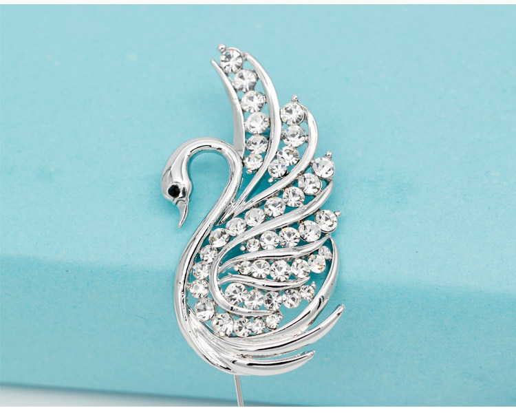 Broche femme en Zircon diamant - Ref 1171101 Image 8