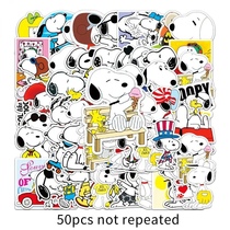 50 Snoopy luggage stickers