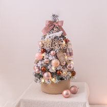 INS style Christmas tree desktop mini tree Christmas decoration supplies home package Christmas tree counter decorations