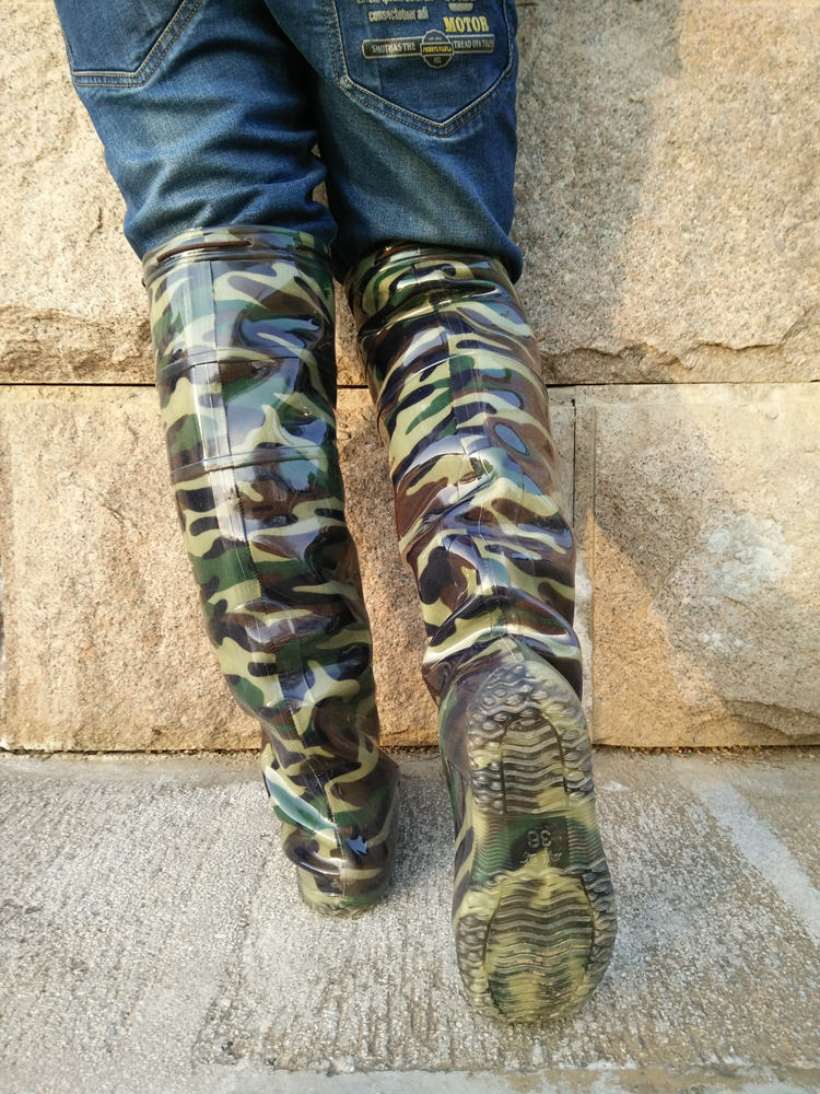 Chaussures - bottes caoutchouc homme pour printemps - semelle tendon - Ref 962660 Image 8