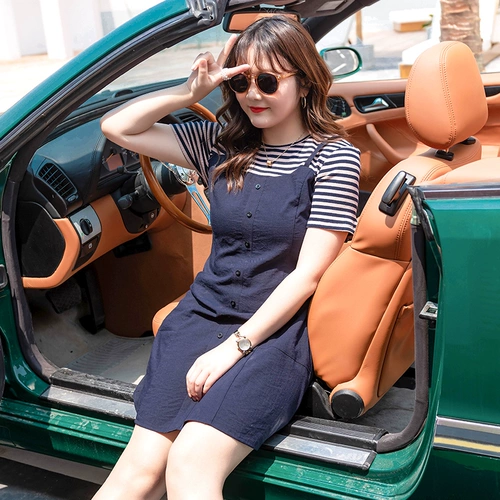 Летний дизайнерский комплект, платье, большой размер, по фигуре, тренд сезона