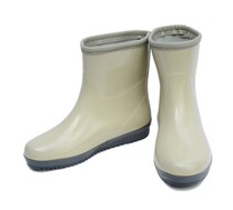 Low tube 3-color short short rain shoes outer single fashion rain boots water shoes fashion light rain boots Womens rain shoes