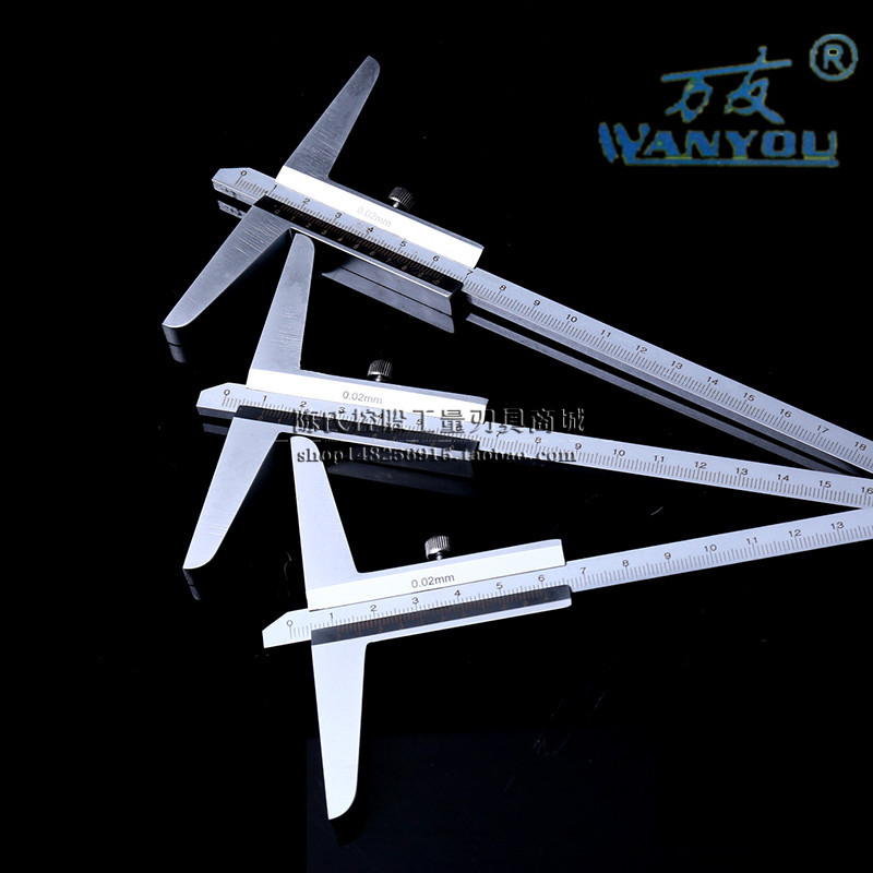 (Wanyou) Depth Ruler Depth Caliper Depth Vernier Caliper Depth Gauge Depth Gauge