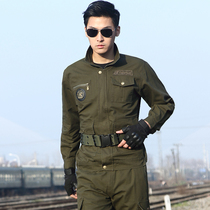 Outdoor clothing suit male spring autumn and winter training work camouflage service camouflage military camouflage costume wear resistant
