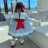 Детское осеннее платье, юбка, наряд маленькой принцессы, стиль Лолита, в западном стиле