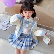 jk uniform childrens genuine long sleeve baby spring autumn sweater three sets girls college wind suit foreign air primary school children