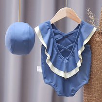 Swimsuit Girl Xia Princess Children Conjoined Swimsuit Cute Two-Year-Old Female Baby Swimsuit Korea Nets Red Children