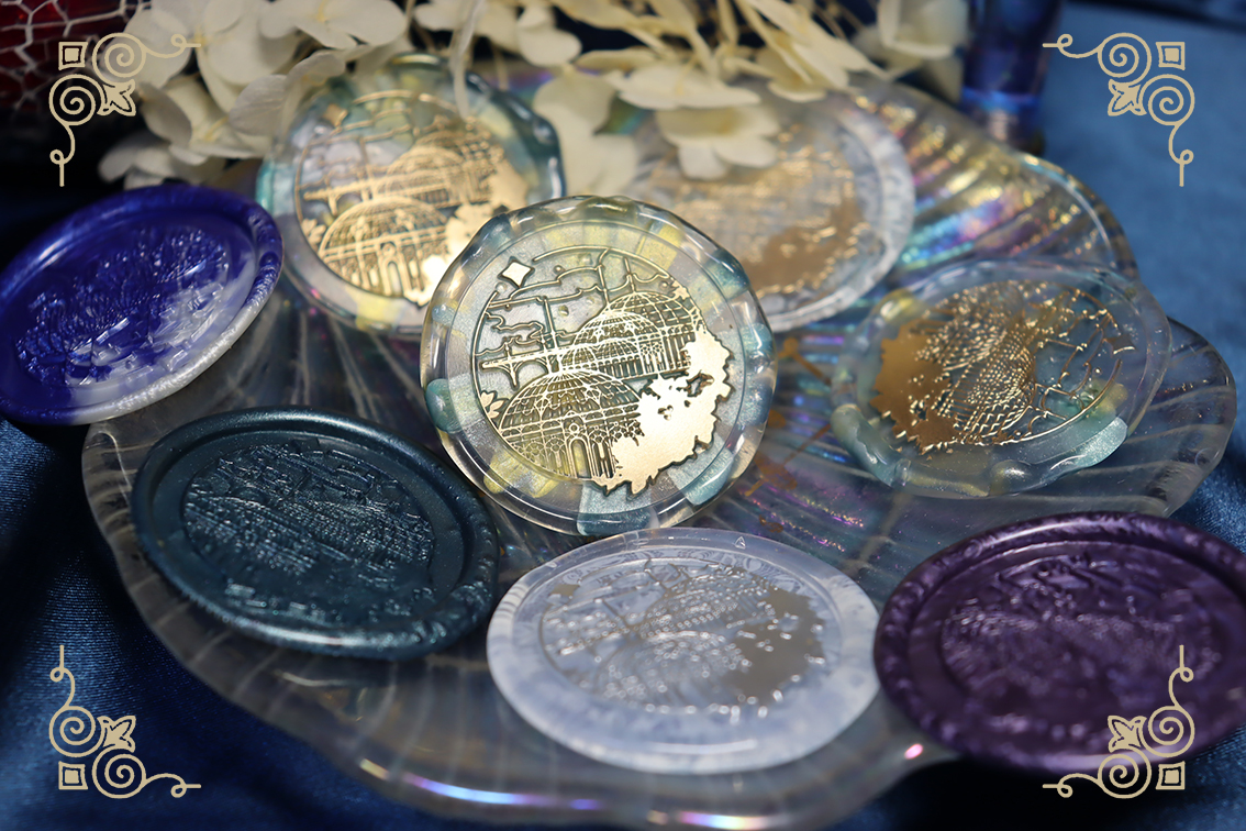 special lacquer coin wax seal stickers