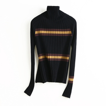 (Good thing recommended) 95 ~ wool light ripe high neck slim sweater 2021 autumn new female counter