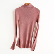 ~ Recommended (Good thing recommended) wool age slim solid color high collar slim knitwear 2021 autumn