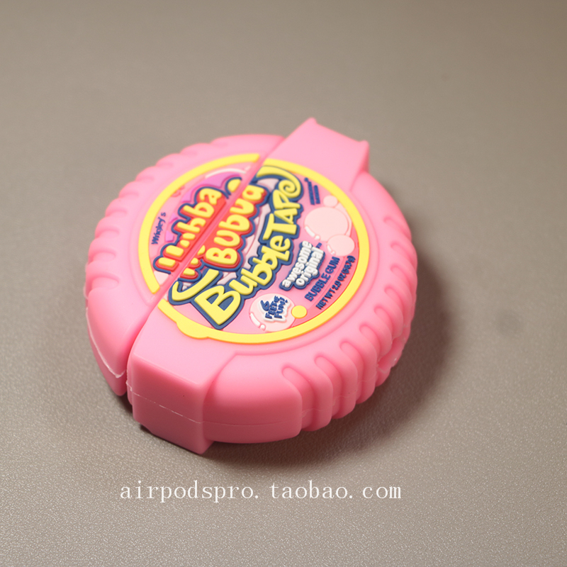 Airpodspro Protective Sheath Pink Bubble Gum Apply 2 Apple 3 Generation Wireless Bluetooth Headphone Shell Fun Silicone-Taobao