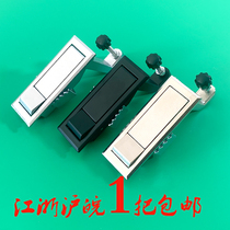 Haitan MS708 nickel plated button flat lock tin box lock High pressure boiler lock Air compressor lock Industrial lock