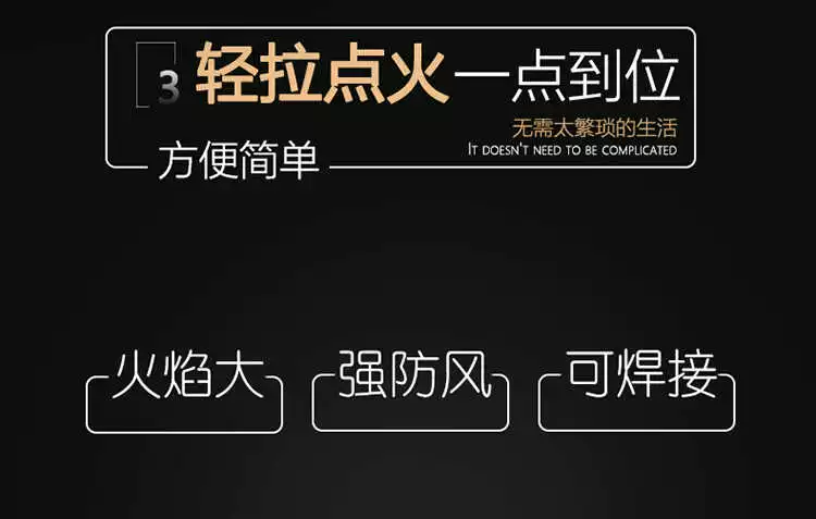 Mới sáng tạo thẳng vào bật lửa gió thẳng vào ngọn đuốc xì gà cầm tay đôi nhiệt độ cao bat lua rio