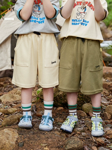 Летние штаны для мальчиков, детские шорты, летняя одежда, детская одежда, в западном стиле, в корейском стиле