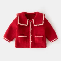 Красная куртка, в стиле Шанель