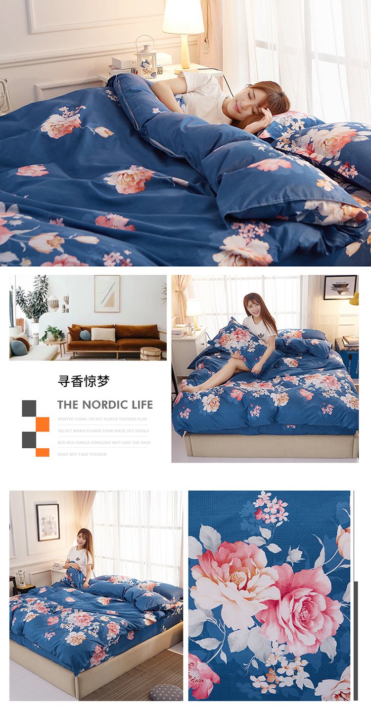 Bông quilt cover mảnh duy nhất 200x230 mùa hè quilt cover 2 piece bộ bông sinh viên 1.5 1.8 m khăn trải giường ba mảnh bộ