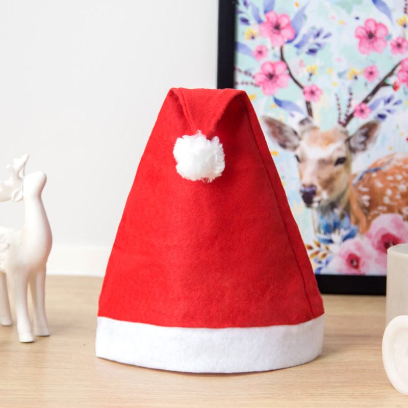 圣诞节装饰品圣诞帽子成年人儿童礼物装扮小饰品头饰发箍创意diy