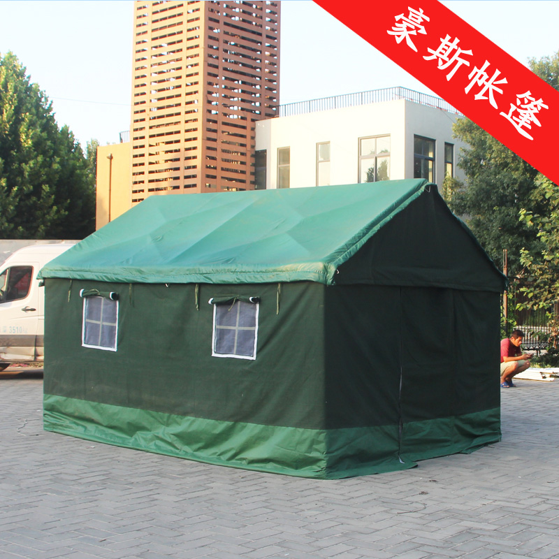 Construction tent Anti-rain Outdoor Military Industrial Engineering Site Disaster Relief beekeeping Canvas Triple Warm Cotton Reinforced Tent