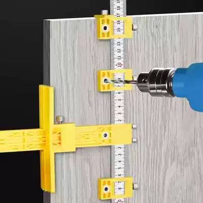 Handle punching artifact drilling positioning Stainless Steel woodworking tool installation handle integral cabinet auxiliary drilling