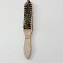 Steel brush rust removal polishing steel wire brush rigid wire brush steel brush cleaning brush long handle wooden handle wire brush