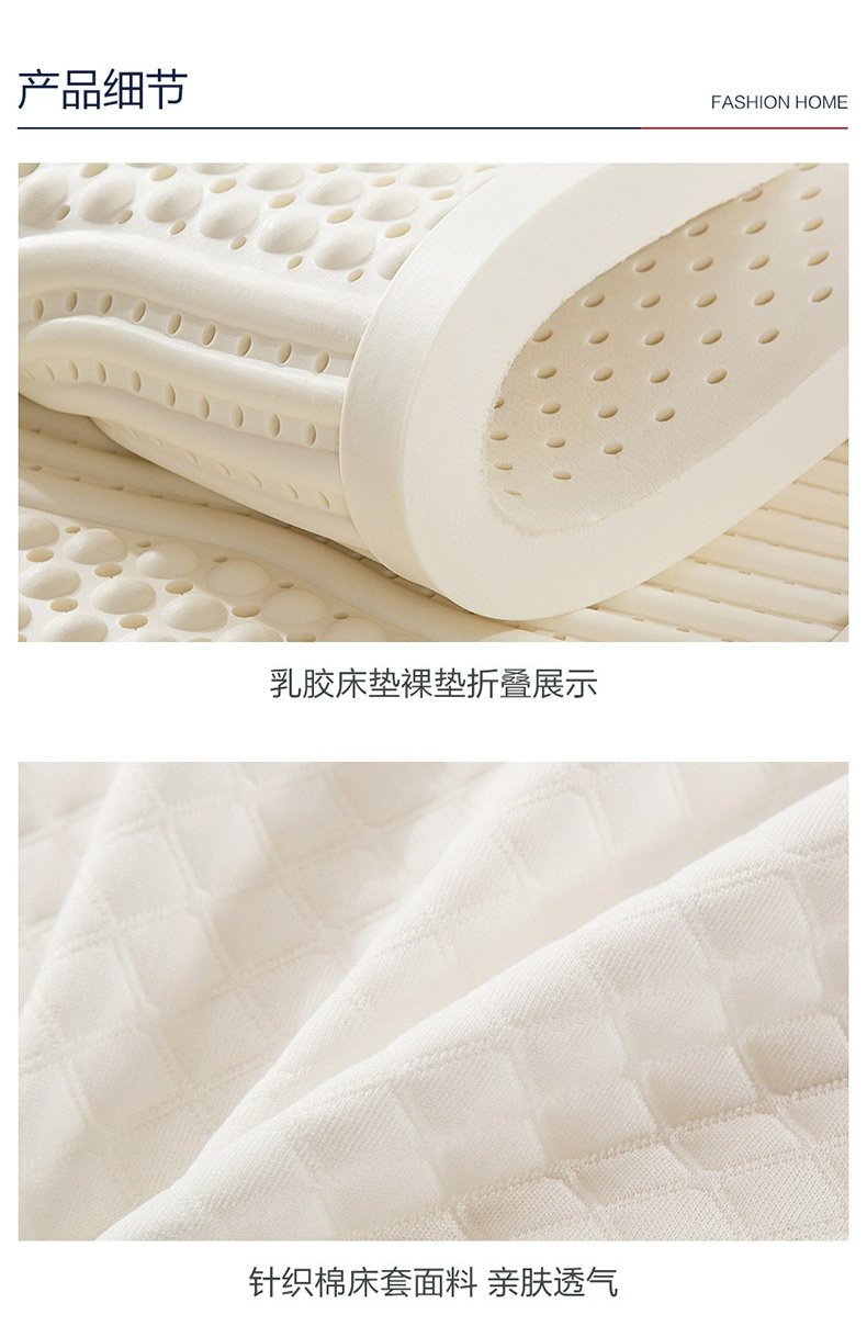 Lovo nệm giường nệm nệm cổ điển Thái Lan nệm massage đôi 1,5m1,8m giường - Nệm nệm cao su non giá rẻ