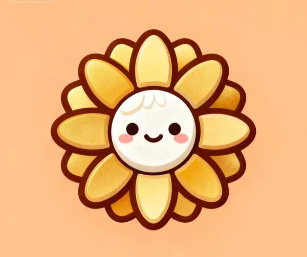 太阳花与巧克力的小店的LOGO