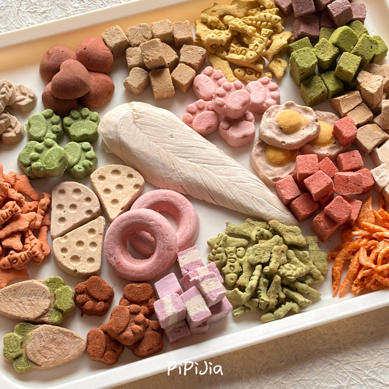 【Tasting Gift Pack】15 Kinds of Freeze-Dried Pet Snacks for Dogs, Cats, Hamsters, Rewards for Weight Gain and Facial Development, Teddy
