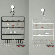Wall jewelry frame Net red ins Wind storage rack hanging earrings creative necklace earrings jewelry box display rack