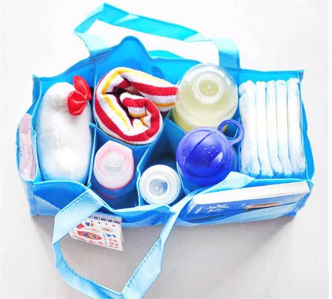 Túi xách tay Mẹ túi xách không dệt túi bên trong đa chức năng 7 lưới tách rời Túi đựng xác mẹ và đồ dùng cho trẻ em - Túi / túi Baby túi đựng đồ ăn 