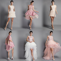 Jun design parent-child dress mother and daughter evening dress autumn studio theme clothing photography foreign style fashion fashion