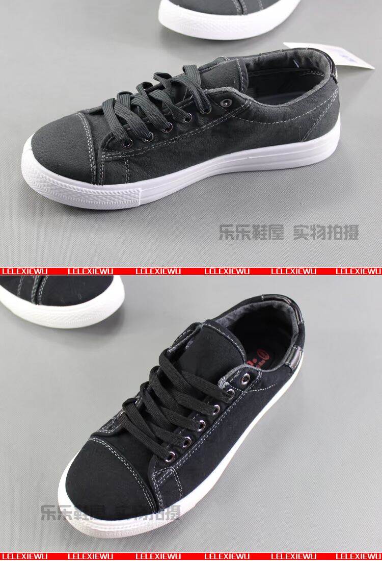 2019 mới chính hãng pull back giày nam denim vải thấp để giúp thoáng khí cho nam phẳng thường mặc ren - Plimsolls giày sneaker năm 2021