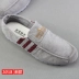 Mùa hè tuổi Bắc Kinh giày nam denim giày vải đặt chân đáy phẳng ngang giản dị thoải mái giày của nam giới thấp giày sneaker nam trắng Plimsolls