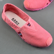 2022 Spring Old Beijing Cloth Shoes Womens Single Shoes Denim Cloth Sails Cloth Shoes Casual Fashion Low Bunch Comfort Women Shoes Tide