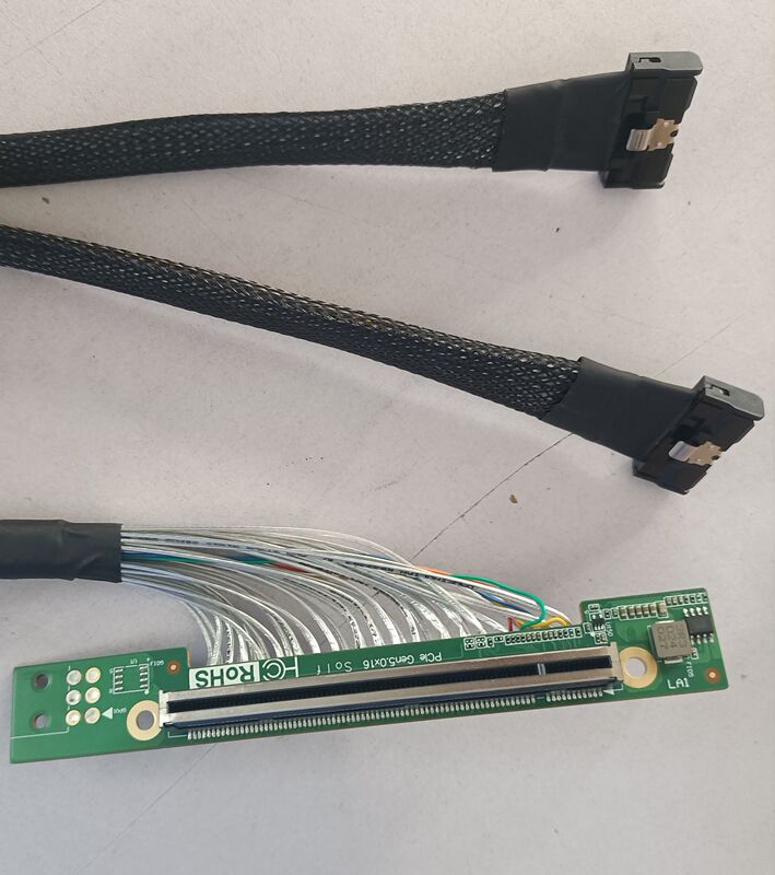 Gpu Graphics Card Pcie16X to 2 Mcio 8X Server Gen5 Data Cable Gpu Graphics Card Pcie16X to 2 Mcio 8X Server Gen5 Data Cable