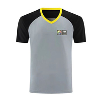 2023 World Cup New FIBA ​​Basketball Asia Cup Basketball Referee Uniform Top Yellow Collar Vertical Clause