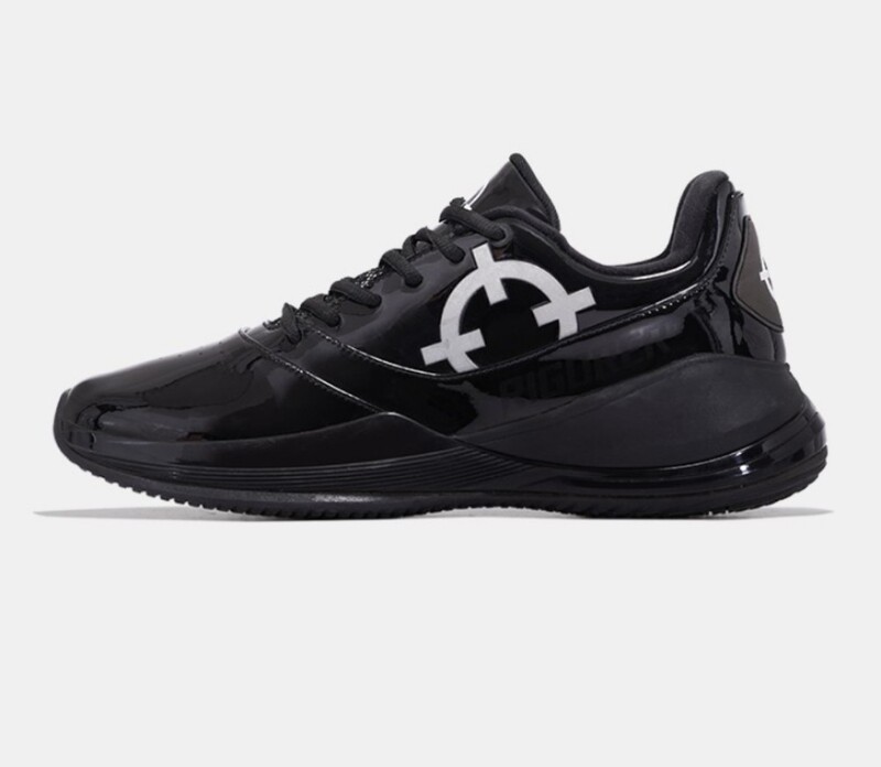 New Basketball Referee Shoes, Non-Slip and Wear-Resistant, Patent Leather Glossy Surface, Breathable and Cushioning, All Black Super Shiny, Free Shipping