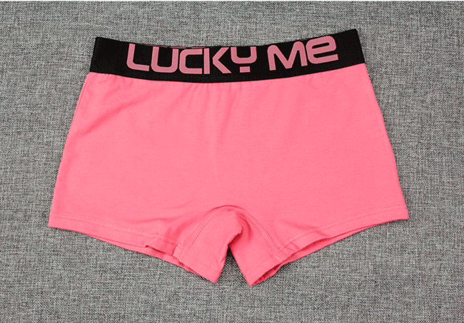 Đẹp trai t đồ lót cặp đôi rắn màu tt nữ tam giác boxer cotton rộng bên trung tính thể thao les eo sup châu Âu do lot nu
