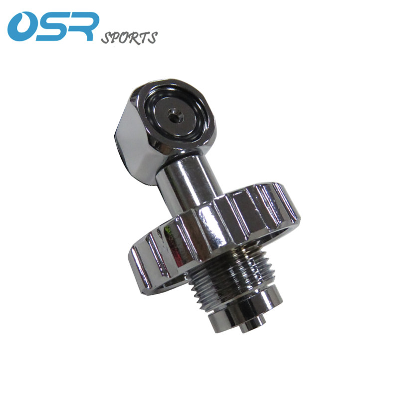Diving gas cylinder DIN mouth inflatable adapter