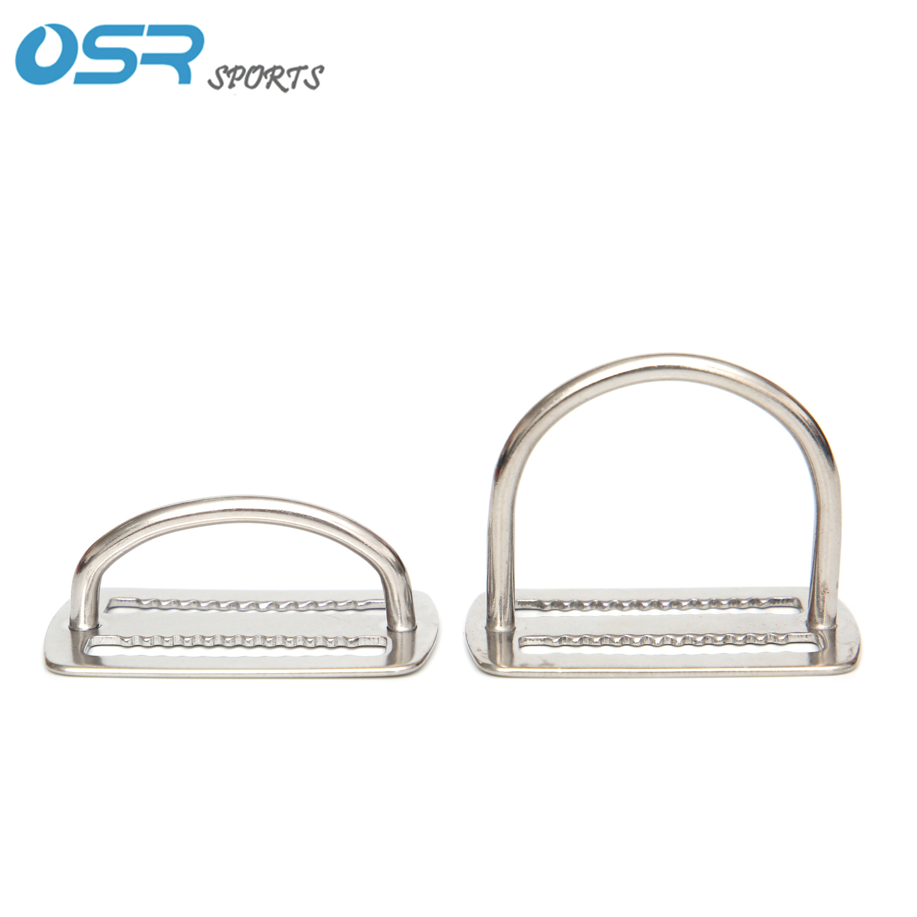 316 stainless steel Japanese word buckle D ring 50mm belt buckle positioning buckle BCD back flying side hanging diving accessories