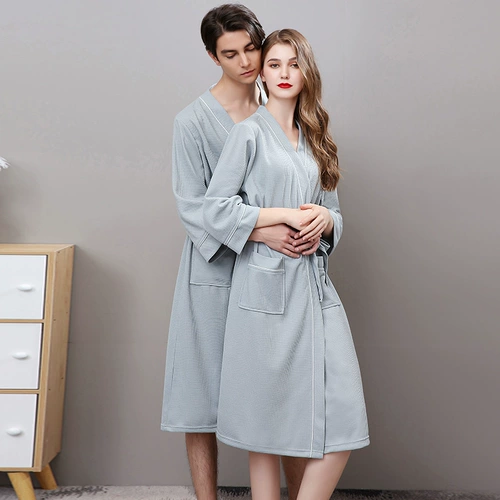 Осенний банный халат, длинная пижама, средней длины, большой размер