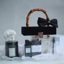 Wedding male best man with hand gift wedding gift high-end mens business Annual Meeting practical package acrylic gift box empty