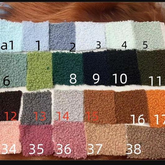 Teddy Plush Fabric, Photo Background Cloth, Lamb's Wool Clothing Material, Small Particle Velvet, Decorative Items, Sofa Cover Fabric