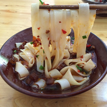 Guizhou specialty plate powder 2kg handmade wide rice noodles noodles Tongren snacks cold skin rice noodles rice noodles