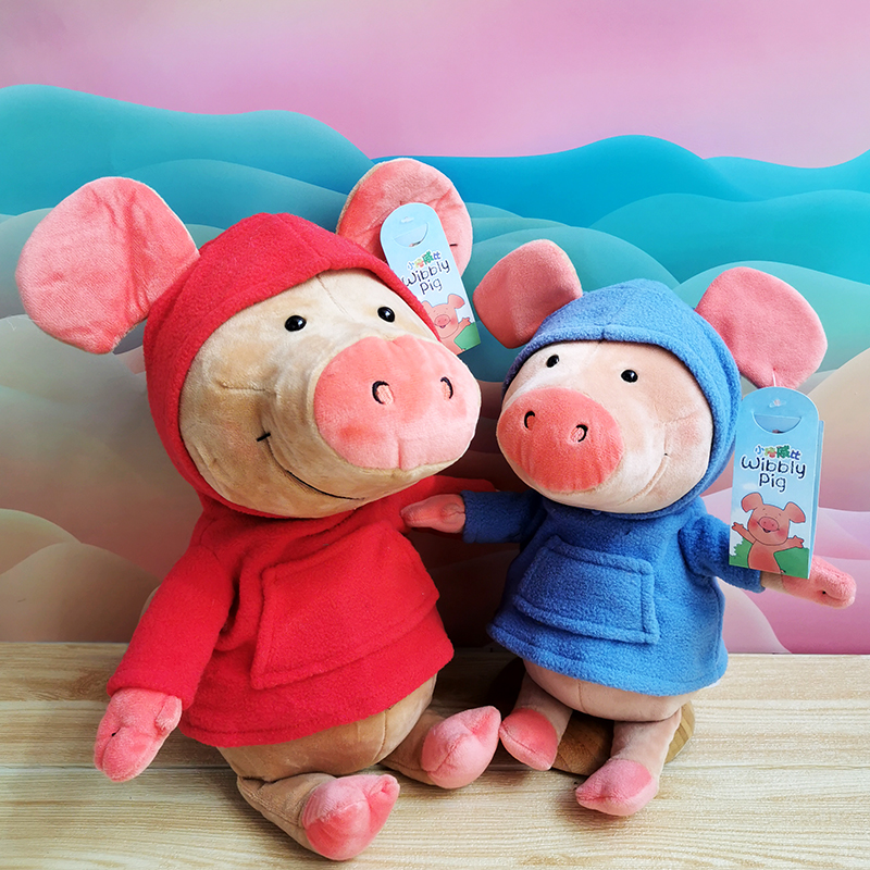 Japanese cute pink sweater Webby pig plush doll to appease and heal toy children's birthday gift doll