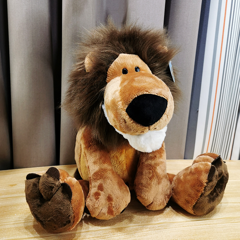 African long-haired lion doll jungle animal plush toy IKEA boy doll to accompany doll gift