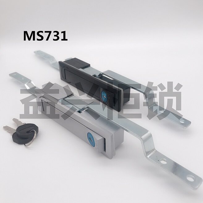 Cabinet Lock MS731-1-2 Heaven And Earth Link Rod Lock MS461 Control Cabinet Machinery Door Lock Black Suboptical Witu
