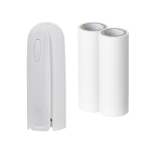  Liangfeng shallow printing portable sticky hair device Sticky dust paper tearable roller clothes dust removal felt Clothes hair removal brush
