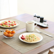  Liangfeng light printing PVC table mat table mat Heat insulation rectangular Japanese simple placemat waterproof and oil-proof bowl mat coaster